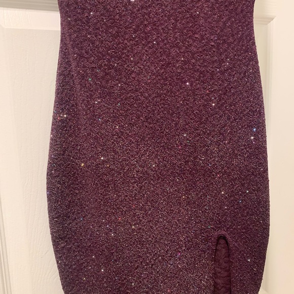 Sparkling Purple Dress Sz M - Picture 3 of 3